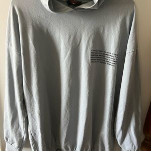 Lightweight hooded sweater